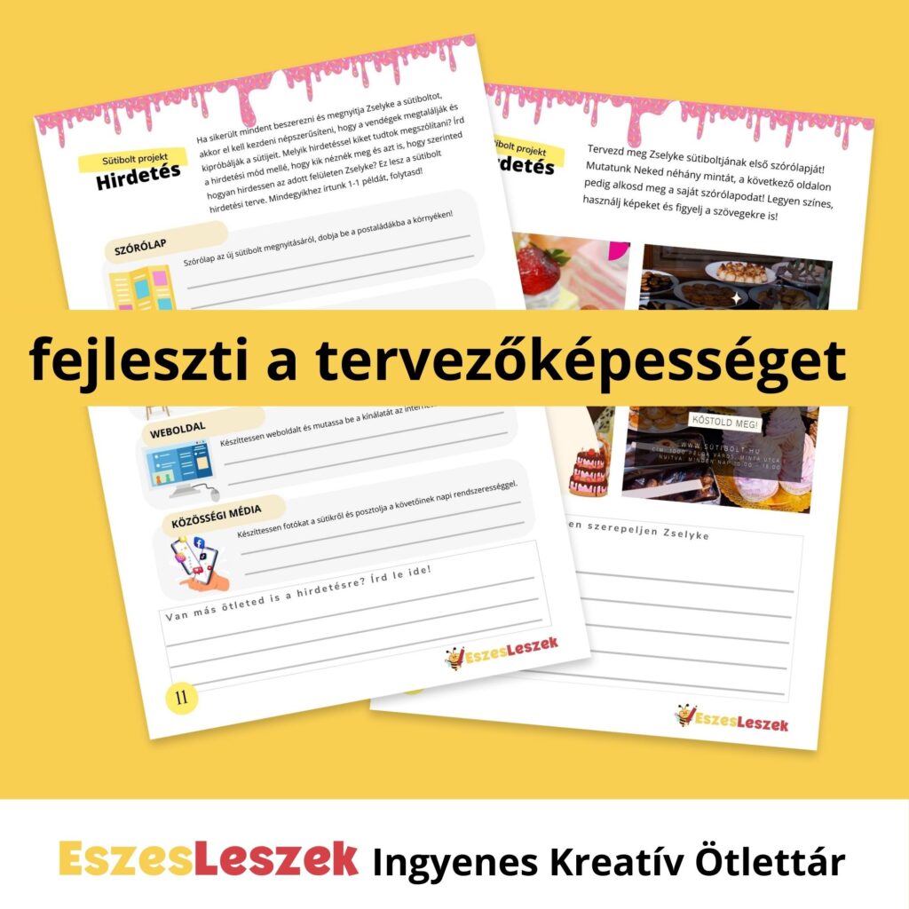 eszeseszek.hu | kreatív ötlettár | ingyen játékok | okos játékok | nyomtatható játékok | letölthető munkafüzet | vállalkozás gyerekeknek | okos feladat gyerekeknek | 10 éves kortól | üzleti gondolkozás gyerekeknek